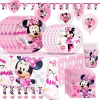 Minnie Mouse Birthday Party Supplies and Decorations Minnie Mouse Party Supplies Serves 8 Guests with Banner Table Cover Plates