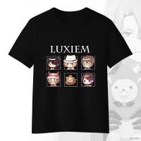 Gp41 NIJISANJI Vtuber Luxiem เสื้อยืดแขนสั้นลําลอง ทรงหลวม พิมพ์ลายกราฟฟิค ANYCOLOR สําหรับผู้ชาย และผู้หญิง PG41