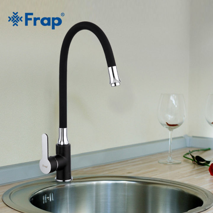 frap-modern-kitchen-faucet-matte-blackwhiteredgreenorange-water-taps-single-handle-cold-and-hot-water-mixer-crane