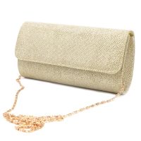 【YD】 Ladies Handbag Wedding Luxury Chain Crossbody Envelope Gold Evening Clutch and Purse Female