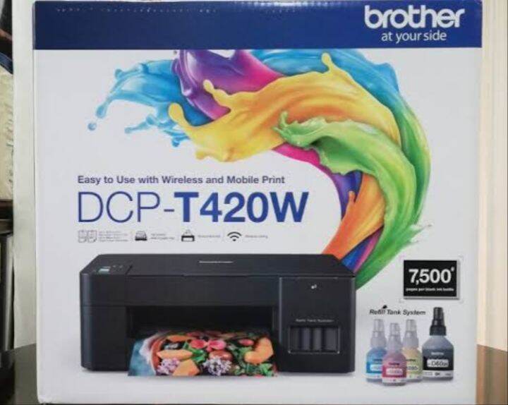 BROTHER DCPT420W PRINTER (PRINT SCAN COPY WIFI) CISS BRAND NEW GENUINE