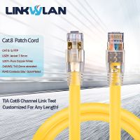 【✲High Quality✲】 fangyili Rj45เครือข่ายสายเคเบิลอีเทอร์เน็ตสายเชื่อมโน้ตบุ๊ค Cat8สายแพทช์ลวดหลายเส้นที่ประกอบไว้ล่วงหน้า