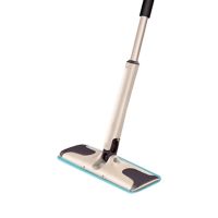 Eyliden 360 Degree Manual Extrusion Flat Floor Mops With Replace Cloth Heads Hand-free Wash Household Lazy Mop Home Cleaning