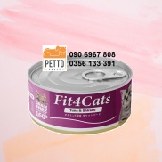 Cattyman Fit4cats tuna shirasu 160g thức ăn ướt pa tê cá ngừ mix cá cơm