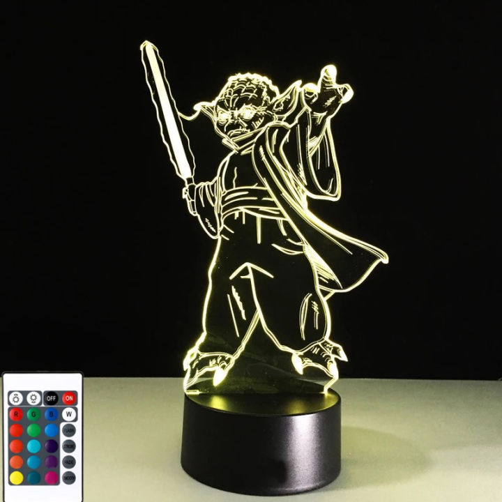 3d-led-star-และ-wars-yoda-night-light-อะนิเมะของเล่นโคมไฟสำหรับตกแต่งบ้าน716สีเปลี่ยนตาราง-lampara-เด็ก-gift