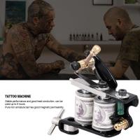 Tattoo Liner Shader Iron Machine Gun 10 Wrap Copper Coils Coloring Lining Body Art Tool