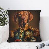 Bertie The Hungarian Vizsla Dog Portrait Throw Pillow Case Meme Backpack Cojines Covers DIY Printed Soft For Home Decor Nails Screws Fasteners