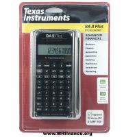Texas Instruments เครื่องคิดเลขทางการเงิน รุ่น BA II Plus (Professional) ของใหม่ ของแท้