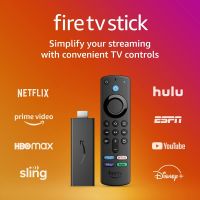 Fire TV Stick with Alexa Voice Remote (includes TV controls), 3rd Generation, HD streaming device 100% Authentic USA Imported ของแท้ นำเข้าจากสหรัฐอเมริกา