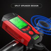 ✁ Bicycle Light with Bicycle Speedometer Bicycle Headlight Taillight with Loud Bike Bell Multi-Functions for Road Mountain Cycling