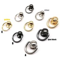 10pcs Metal Zinc-alloy Ball Nail Screwback Chicago Screw Back Rivet Stud Spot with O Ring for Leather Bag Belt Strap Phone Case