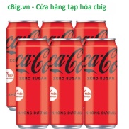 cbig.vn- Lốc 6 lon nước giải khát Zero Coca Cola không đường 330ml - Gói 6
