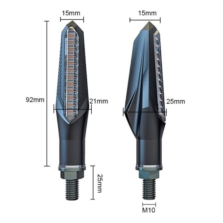 มีสัญญาณไฟเลี้ยว-led-อำพัน12v-สำหรับลูกศรรถจักรยานยนต์โคมไฟกะพริบไฟสัญญาณสำหรับ-ducati-monster-797-821-1200-monster-696-1098