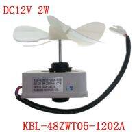 KBL-48ZWT05-1202A ชิ้นส่วนตู้เย็นระเหยพัดลมมอเตอร์ประกอบกับใบพัดลม (DC12V 2วัตต์2200rนาที)