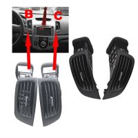 1 Pair Car Dash Center Console Air Vent Car Grill Frame Nozzle Assy Middle Air Conditioning Outlet Grill Frame Nozzle Assy for Kia Forte 2008-2013