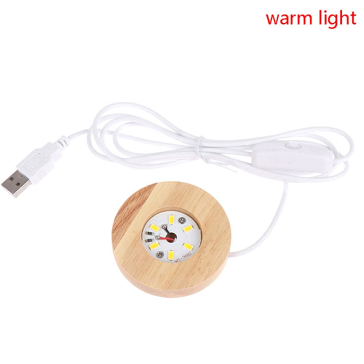 Ministar Wooden LED Light Dispaly Base Wooden Night Lamp Base LED Light ...