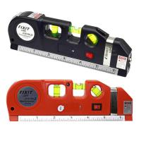 Multifunctional Angle Ruler 8ft Measurment Tape High Precise Infrared Laser Line Machine Aligner Bubbles Construction Instrument Carpenter Tools