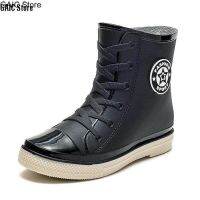 GAIC Store "บูทมาร์ตินหญิง บูท สั้น ผู้หญิง รองเท้าบูทกันฝน รองเท้ายาง เย็นคุณภาพสูงกันน้ำ 2022 ใหม่ 041403