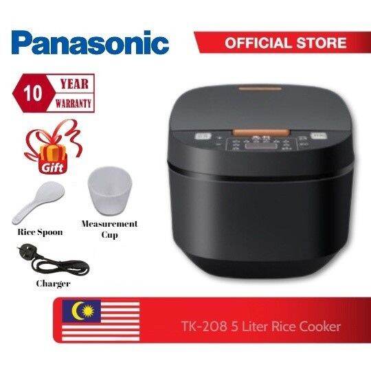Panasonic Rice Cooker NonStick, 5Litre, Model TK208 Lazada