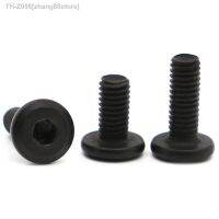 M5 M6 M8 Black Carbon Steel CM Large Flat Hex Hexagon Socket Allen Screw Furniture Screw Connector Joint Bolt