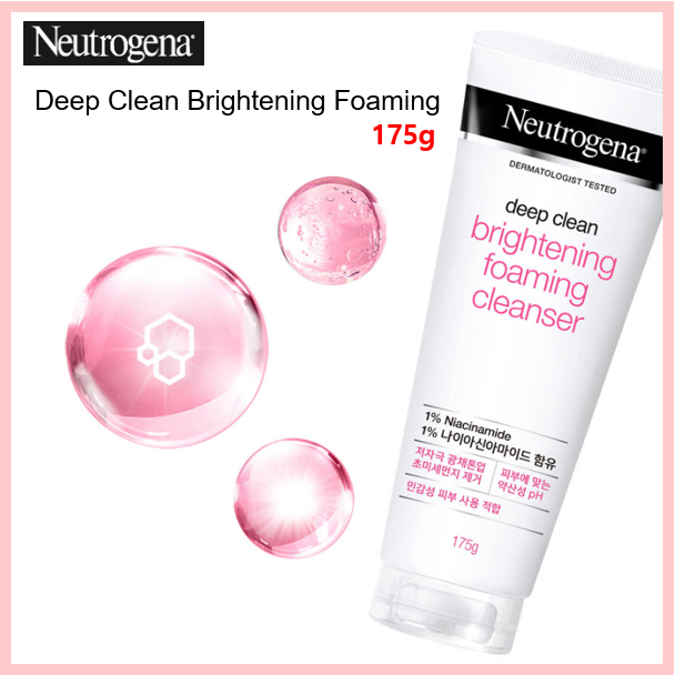 Neutrogena Deep Clean Brightening Foaming Cleanser 175g Niacinamide Low Ph Lazada Ph 4333