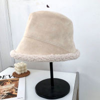 Warm Wool Basin Hat Casual Color Sheep Curl Warm Plush Basin cap Fisherman Hat Men Hat Womens Basin Hat Winter Fashion New