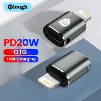 Elough PD20W Type C to Lighting OTG Fast Charging Adapter For IPhone 14 13 USB C Female To Lighting Male Data Converter Adapter