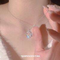 ꒰ สร้อยคอ Moon Crystal พระจันทร์คริสตัล - Burwoodstore