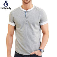 60%cotton 35%polyester 5%spandex Summer Solid Color Short-sleeved Men T-shirt 2203【fast】