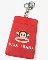 PAUL  FRANK   ที่ใส่บัตร ซองใส่บัตร ที่ใส่บัตร ลาย PAUL  FRANK   แดง  พอลแฟรงค์          งานดี สวยงาม น่าใช้งาน สวยจริง มีห่วงและก้ามปู สำหรับบัตร 6x8 cm  NN