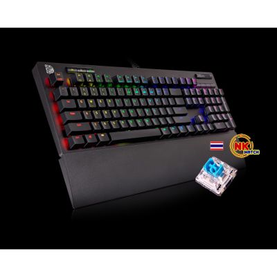 คีย์บอร์ดแมคคานิคอล บลูสวิตช์ OKER K-2098 Forest Mechanical Gaming Keyboard RGB ไฟ 16.8 ล้านสี