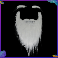 ? JCTTTY ? Party Performance props Santa claus สีขาวเคราสีขาวชุดคิ้ว hallowee