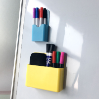 Magnetic Dry Erase Marker Holder Pen And Eraser Holder Storage OrganizerFor Whiteboard Refrigerator For School Office Home