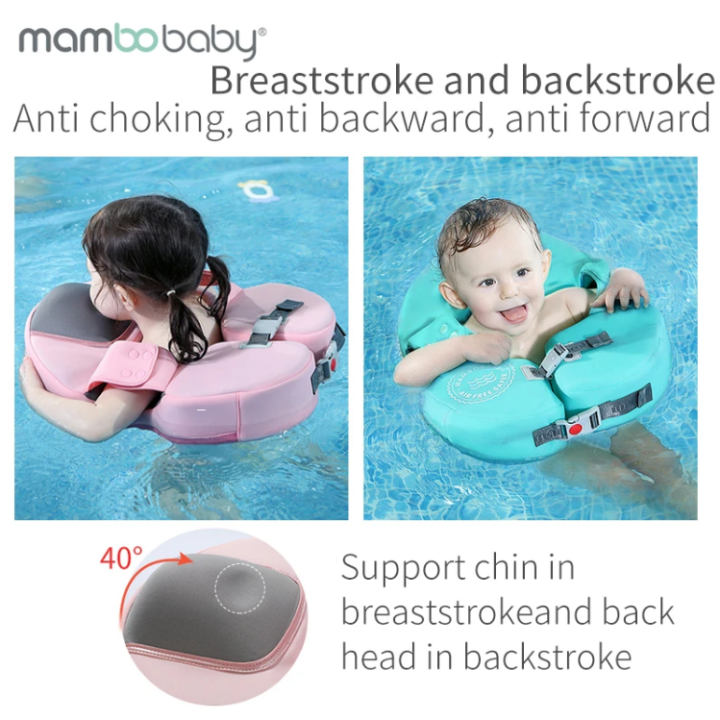 MAMBOBABY AirFree Waist Type Floater with Canopy MEDIUM for 836 month