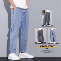 Spot Factory Outlet Wide -Legged Jeans MenS Spring, Autumn And Summer Thin Models, Loose Straight Leisure Tide Brand