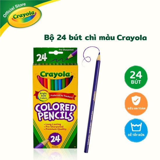 Bộ 24 bút chì màu crayola - ảnh sản phẩm 1