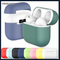 IPBARN SHOP กันกระแทกบางพิเศษสำหรับ Apple AirPods Pro เคสปกป้องผิวซิลิโคนถุงใส่หูฟังไร้สาย