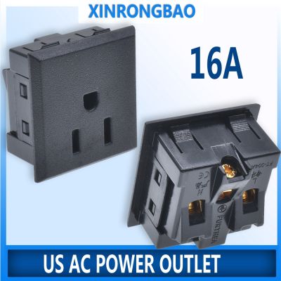 【NEW Popular】แชสซีหญิง3PINUS Nema 5 15R InlinePlug อะแดปเตอร์อุตสาหกรรม Connectorsupply เอาท์พุทเต้าเสียบ16A250V AC