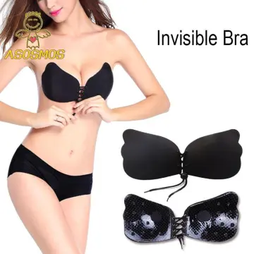 Silicone Push-Up Backless Strapless Self Adhesive Gel Magic Stick Invisible  Bra