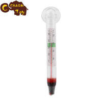 【Ready Stock】Glass Tube Aquarium Fish Thermometer Temperature Submersible Suction Tanks Decor