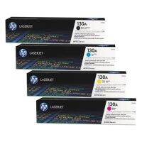 Vo หมึกสี -- Toner  HP 130A-CF350 CF351 CF352 CF353  4 สี. ของแท้ 100 % #ตลับสี  #หมึกปริ้นเตอร์  #หมึกสีเครื่องปริ้น