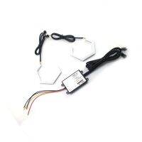 【Hot-Selling】 【COOL】 【HOT】 【Direct-sales】 ฟังก์ชั่นพวงมาลัยซิมโฟนี Rgb แนวคิด Smd 2ชิ้นพร้อมตัวควบคุม