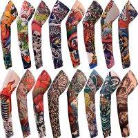 【CC】 Outdoor tattoo sleeve flower arm sunscreen men and women cool protection ZY017