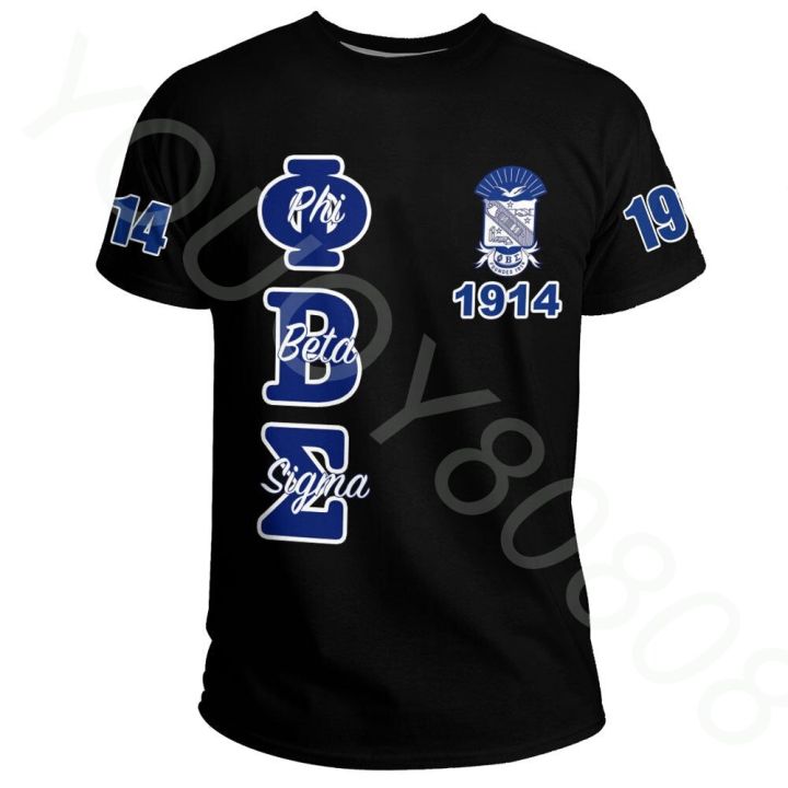 เสื้อยืดผู้ชาย2023ใหม่เสื้อผ้าโซนแอฟริกา-phi-beta-sigma-โลงศพเสื้อพิมพ์ลายพิมพ์ลายสไตล์ถนนลำลอง