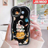 JIUMOO เคสสำหรับ VIVO Y85 V9 V9เยาวชน V9โปร Y85A Z1i Z3x เคสลายการ์ตูนจรวดอวกาศลายคลื่นเนื้อครีมเคสมือถือกันกระแทกแบบใสนิ่มเคสโปร่งใสลายกล้องถ่ายรูปฝาครอบป้องกันซิลิกาเจลที่สร้างสรรค์