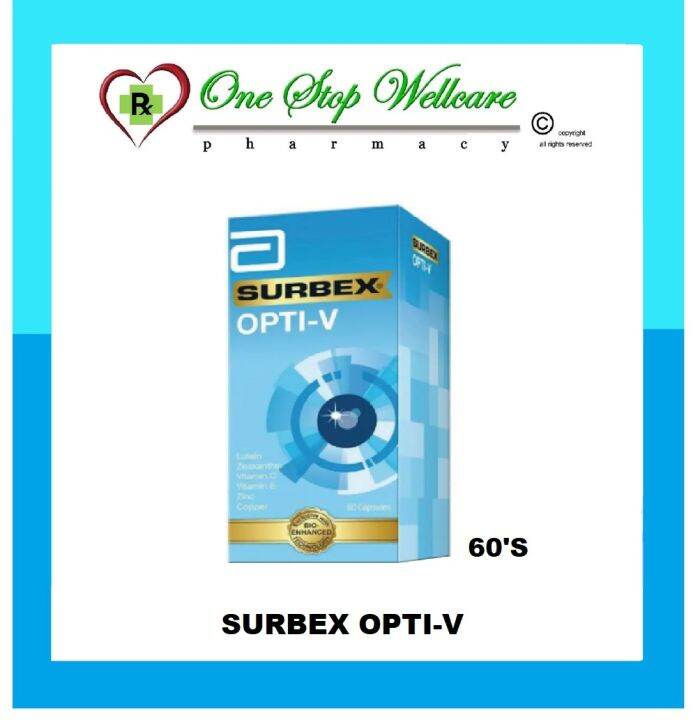 SURBEX OPTIV CAPSULES 60'S (EXP03/2025) Lazada