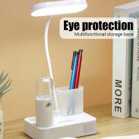 Led Folding Table Lamp Pluggable With Pen Holder Bedside Lamp For Children Writing Lamps Bright Office Desk Study Lamp Reading