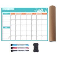 A3 Monthly Planner Magnetic Whiteboard Fridge Magnets Drawing Message Board Memo B85B
