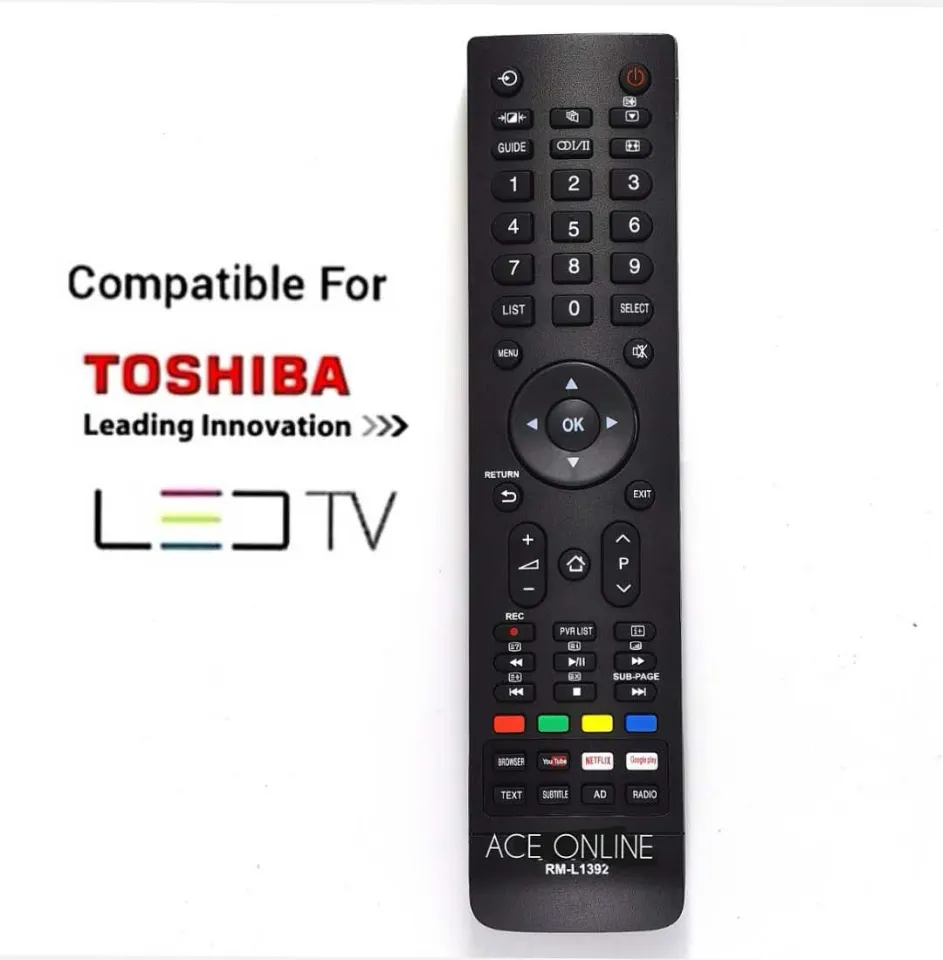 toshiba smart tv remote