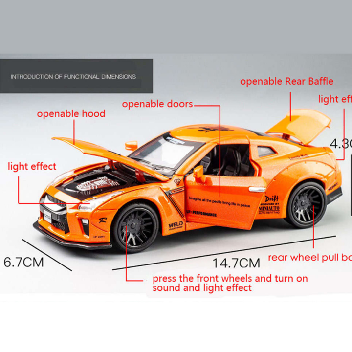 klt-scale-1-32-nissan-gtr-ของเล่นโลหะผสมรถยนต์รุ่น-diecast-ยานพาหนะสําหรับเด็กผู้ชายเด็กอายุ-3-ถึง-5-ปี-7-ถึง-12-ปีการจําลองแสงเสียงคริสต์มาสของขวัญปีใหม่คอลเลกชันงานอดิเรก